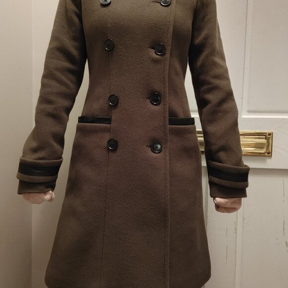 Military green coat - Picture 4 of 6